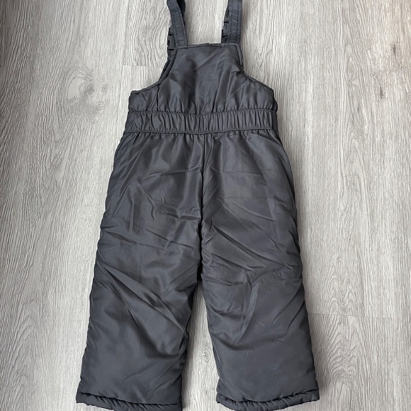 Osh Kosh B'gosh Toddlers Boys Girls Bib Ski Snow Suit Gray Overalls Size 3T - Picture 7 of 10